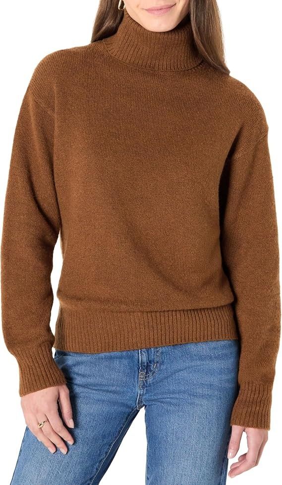 Brown Turtleneck Sweater image 5